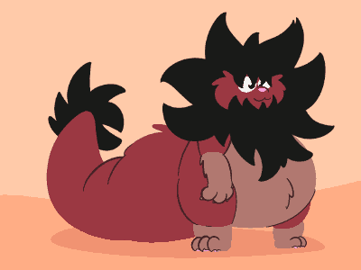 fat lion