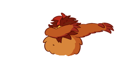 Funny chicken dab