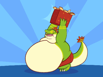 Dino with tacos