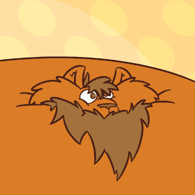 Inflated lion