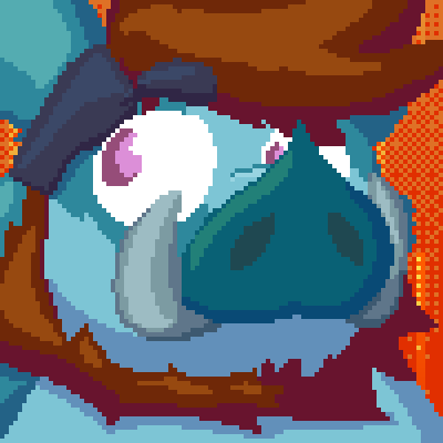 pixelated and animated