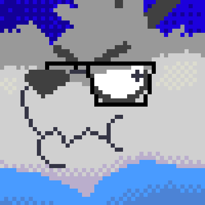 pixelated and animated